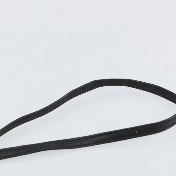 GUCCI Interlocking Shoulder Bag Leather Black Gold 007 58 0093 Auth ep11276 - Picture 9 of 16